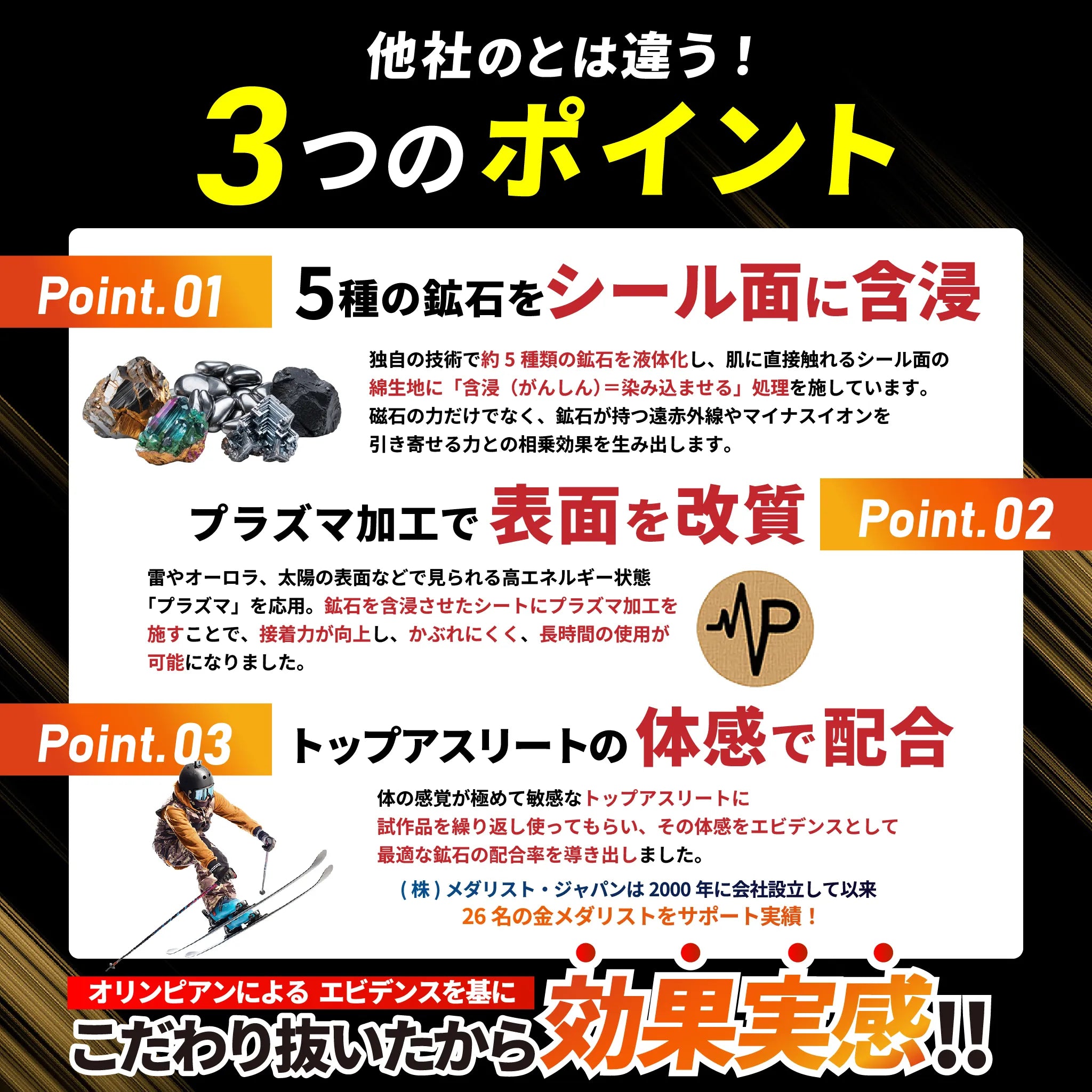 プラズマグパッチ 10粒入り 管理医療機器・磁気で血行改善、コリを緩和
