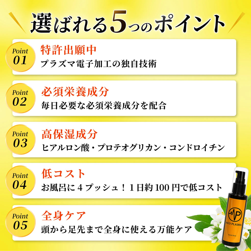 【プラズマ電子体感ボディ&入浴剤】ネオプラローション ※パッケージが変わりました。